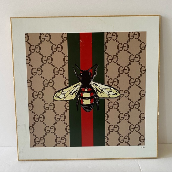 Gucci Wall Decor Gucci X Fairchild Paris Wall Art Bee Print X 10